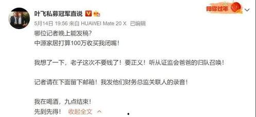 叶飞爆料事件视频,揭秘娱乐圈潜规则与利益链  第3张